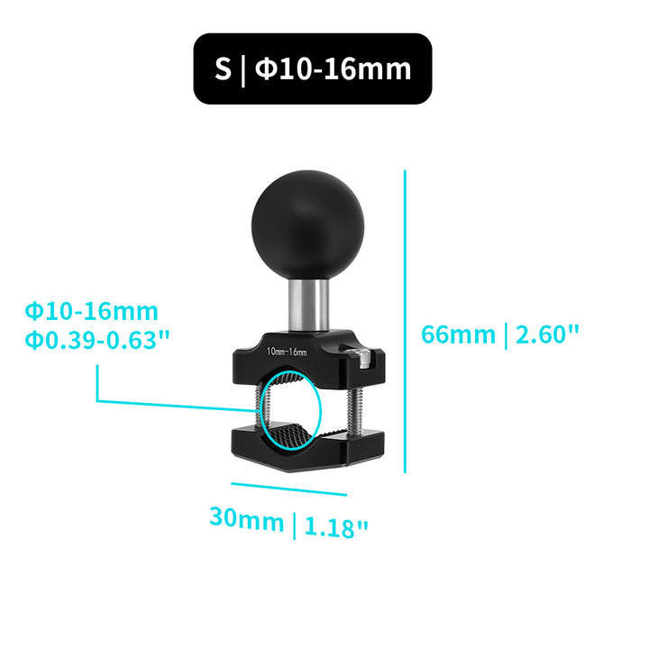 P67UP | Bar Clamp Universal Mount | ⌀10-32mm | Design for Phone