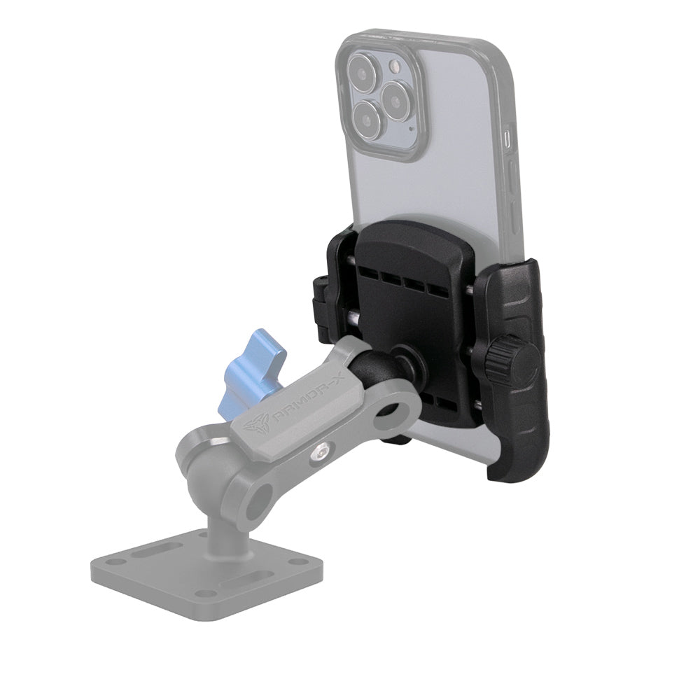 ARMOR-X Universal Phone Holder with 1 inch ball head.