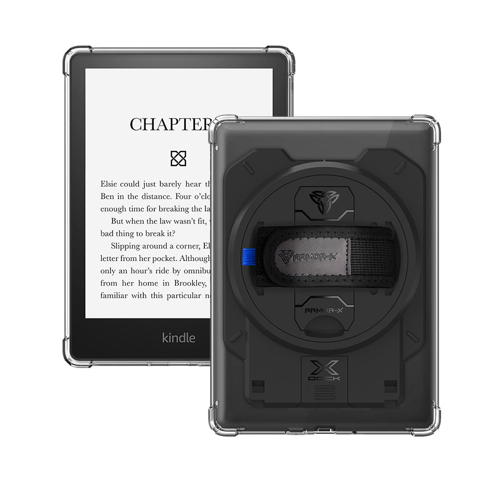 ARMOR-X Amazon Kindle Paperwhite 5 2021 4 corner protection case with X-DOCK modular eco-system.