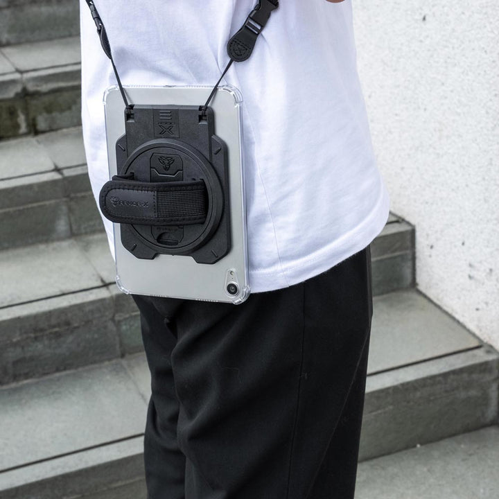 ARMOR-X T-Mobile REVVL Tab case with shoulder strap come with a quick-release feature, allowing you to easily detach your device when needed.