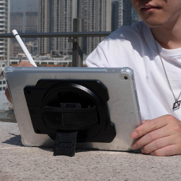 ARMOR-X iPad Air (3rd Gen.) 2019 case With the rotating kickstand, you could get the watching angle and typing angle as you want.