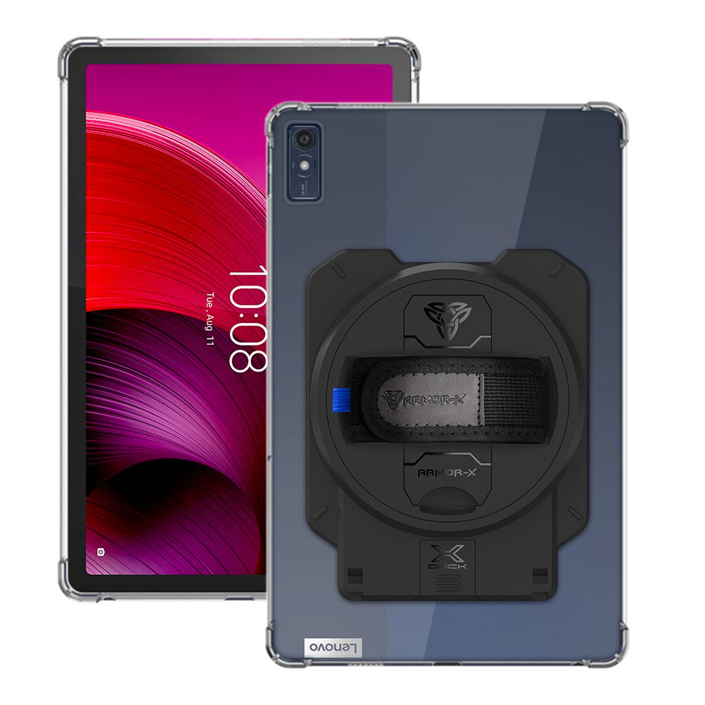 Housse Rotative 360° Pour Lenovo Tab M10 5G TB360ZU 10.6 Pouces - Étui Avec Rabat Magnétique, Support 4 Positions - Mauve - 4