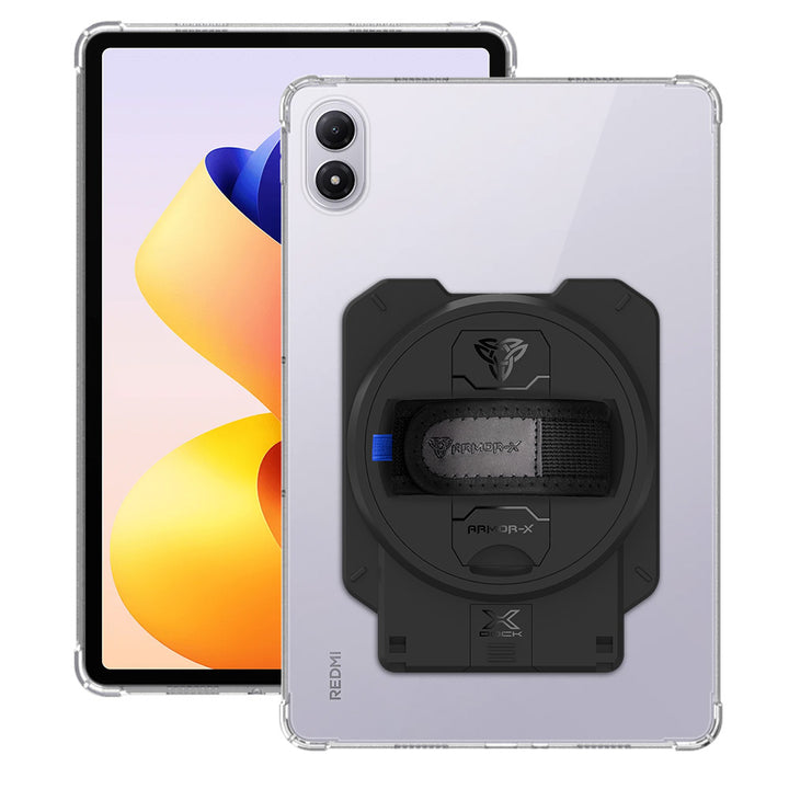 ARMOR-X Xiaomi Redmi Pad 2 Pro 4 corner protection case with X-DOCK modular eco-system.
