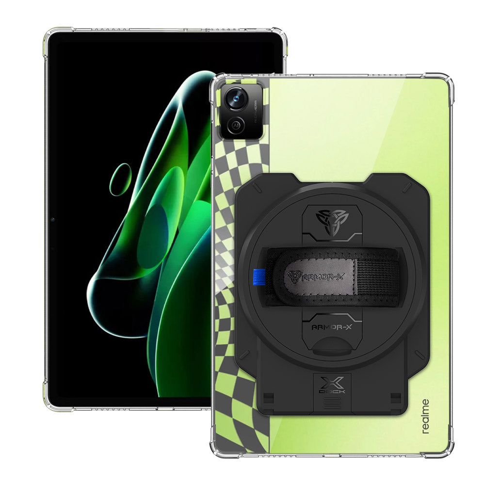 ARMOR-X OPPO Realme Pad X 4 corner protection case with X-DOCK modular eco-system.