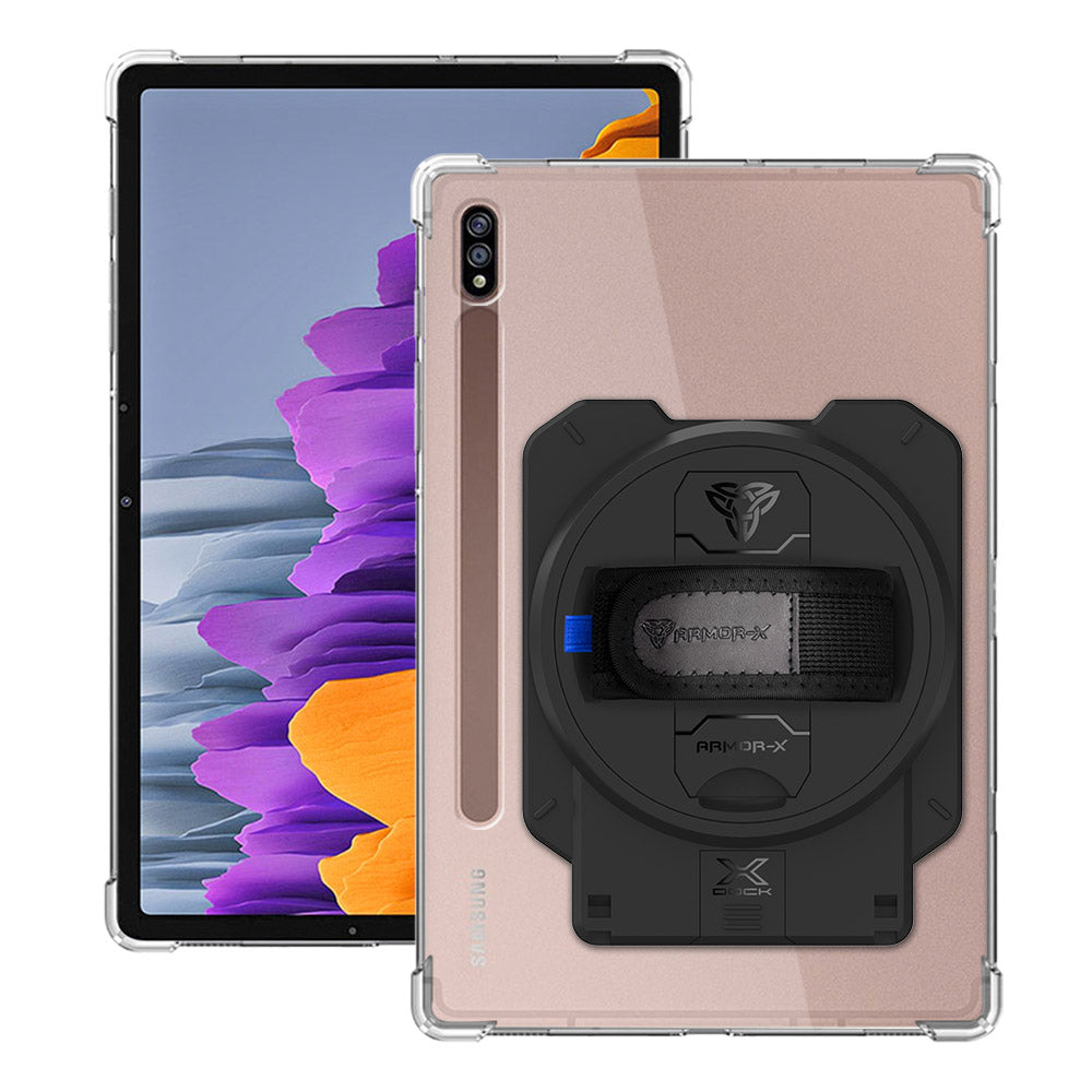 ARMOR-X Samsung Galaxy Tab S7 SM-T870 / SM-T875 / SM-T876B 4 corner protection case with X-DOCK modular eco-system.