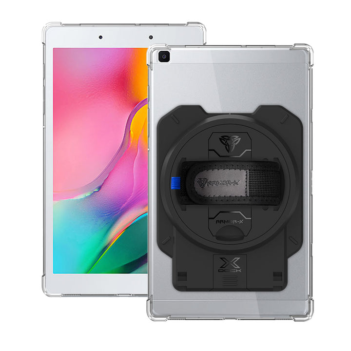 ARMOR-X Samsung Galaxy Tab A 8.0 (2019) T290 T295 4 corner protection case with X-DOCK modular eco-system.
