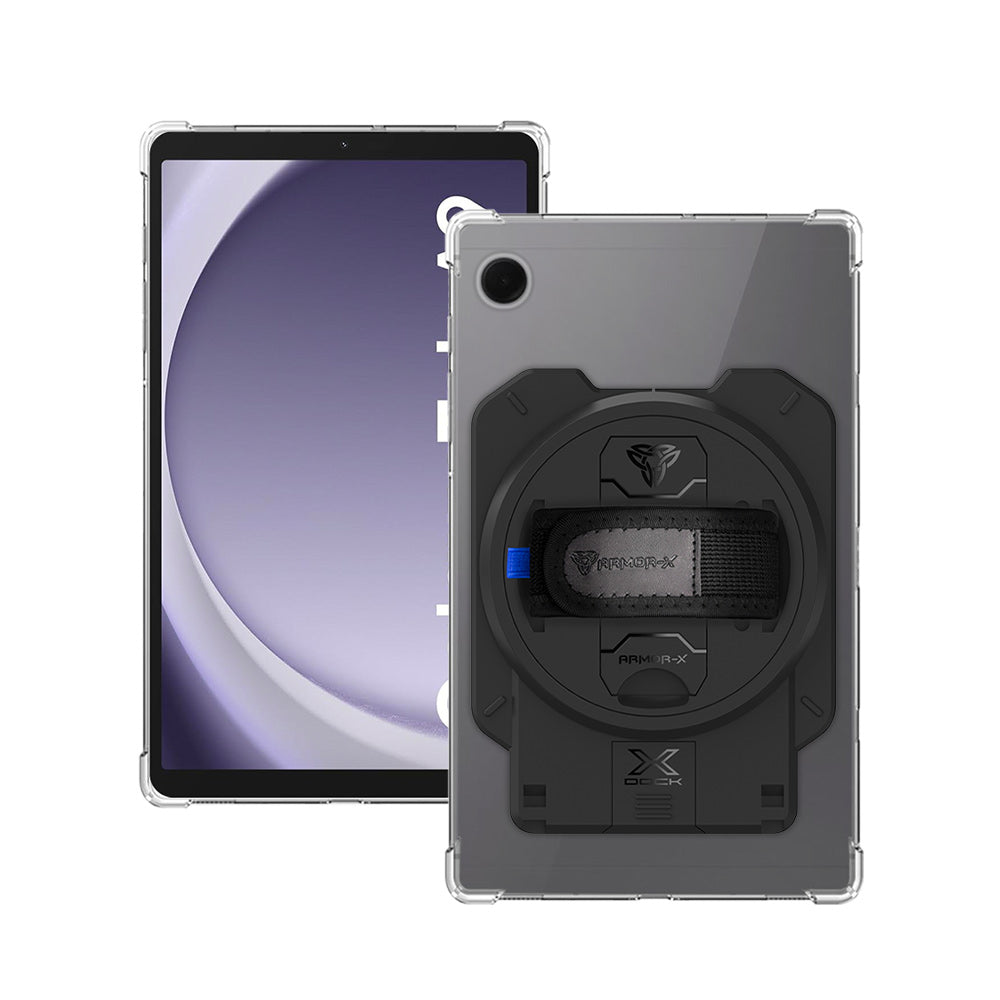 ARMOR-X Samsung Galaxy Tab A9 SM-X110 / SM-X115 4 corner protection case with X-DOCK modular eco-system.
