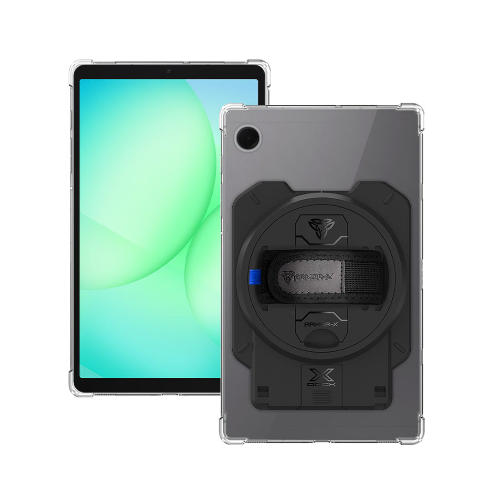 ARMOR-X Samsung Galaxy Tab A11 ( 8.7" ) SM-X133 / SM-X135 4 corner protection case with X-DOCK modular eco-system.