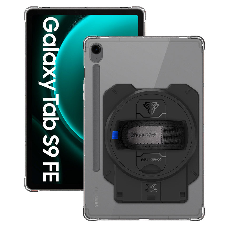 ARMOR-X Samsung Galaxy Tab S9 FE SM-X510 / X516B 4 corner protection case with X-DOCK modular eco-system.