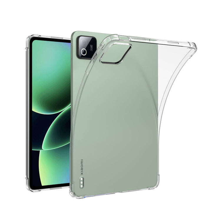 ARMOR-X Xiaomi Pad 8 / 8 Pro 4 corner protection case. Raised edges lift the screen and camera lens off the surface to prevent damaging.
