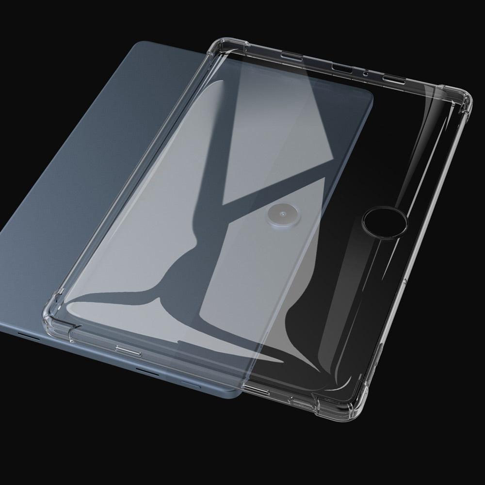 ARMOR-X OnePlus Pad Lite protection case with raised edges lift the screen and camera lens off the surface to prevent damaging.
