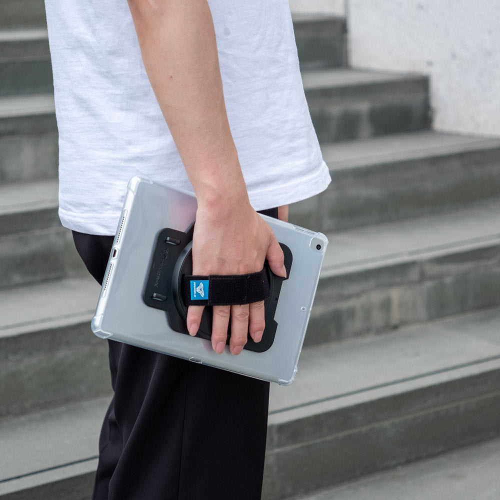 ARMOR-X Lenovo Tab M10 Plus TB-X606 rugged case. One-handed design for your workplace.