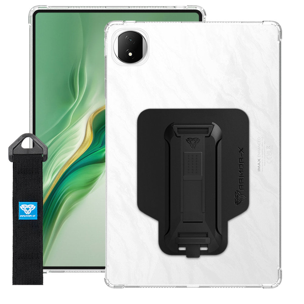 ARMOR-X Honor MagicPad 2 ( ROD2-W09 ) shockproof case, impact protection cover with hand strap and kick stand. One-handed design for your workplace.