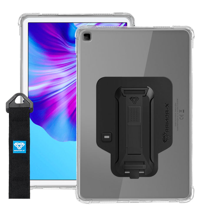 ZXS-HW-HN6 | Honor Pad X8 Lite | 4 corner protection case w/ hand strap kick stand & X-mount