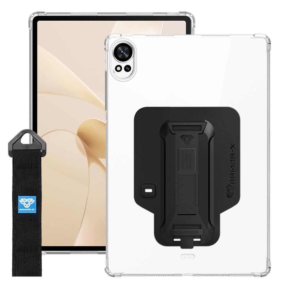 ZXS-HW-MTP-BKY | Huawei MatePad 12 X BKY-W09 | 4 corner protection case w/ hand strap kick stand & X-mount