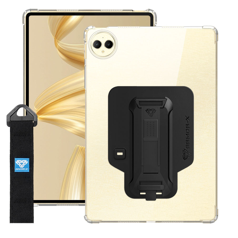 ZXS-HW-MTPP-MRO | Huawei MatePad Pro 12.2 (2024) MRO-W00 / MRO-W10 | 4 corner protection case w/ hand strap kick stand & X-mount