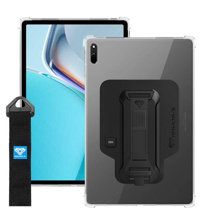 ZXS-HW-MTP_DBY | Huawei MatePad 11 (2021) DBY-W09 | 4 corner protection case w/ hand strap kick stand & X-mount