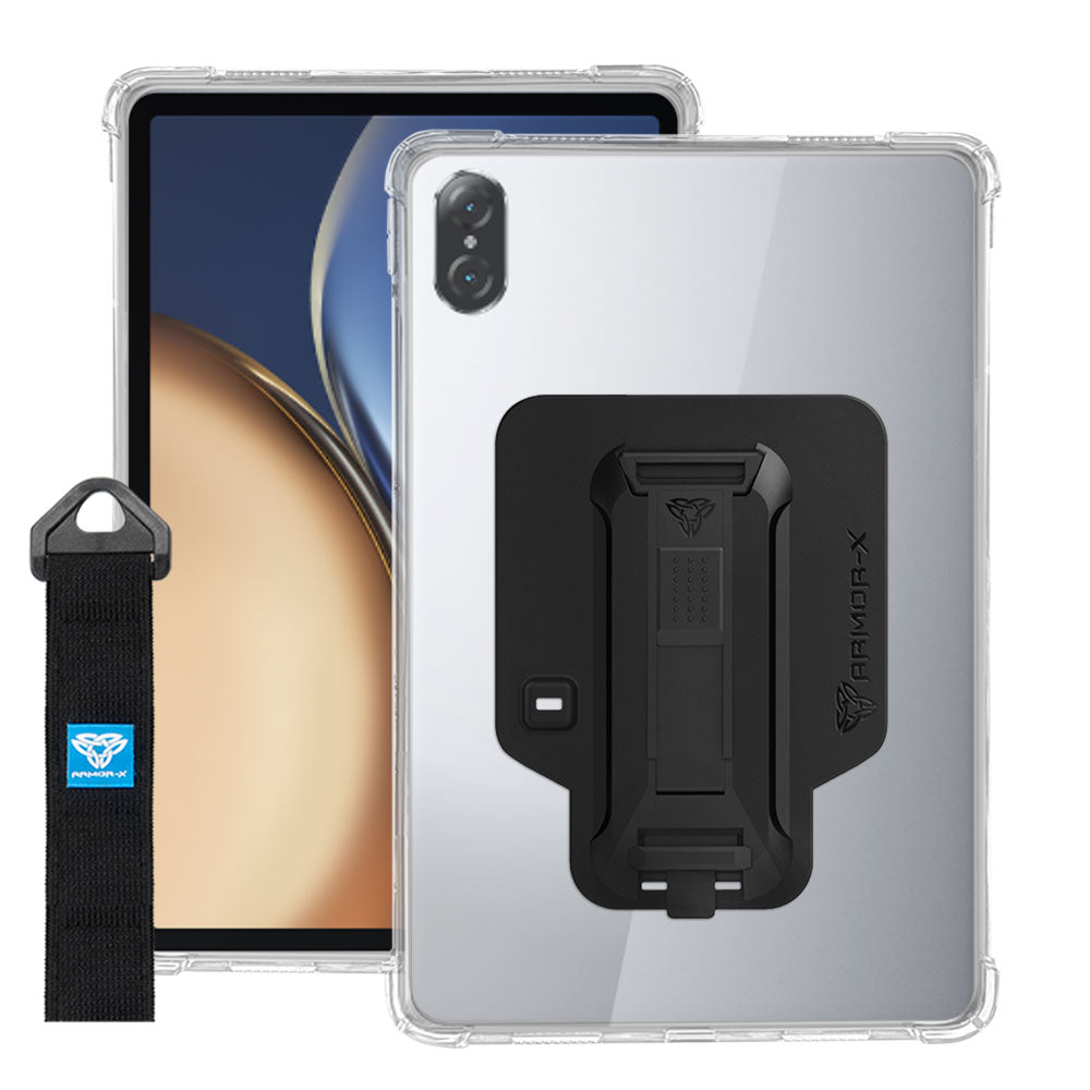 ZXS-HW-V7P | Honor Tablet V7 Pro | 4 corner protection case w/ hand strap kick stand & X-mount