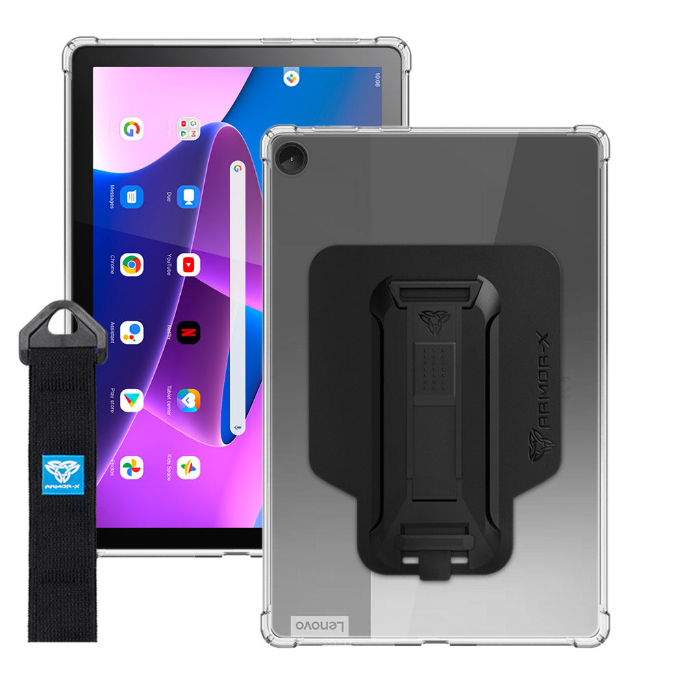 Pour Lenovo Tab M10 3rd Gen TB328FU / TB328XU 2022 EVA Étui de protection  antichoc pour tablette avec support (Violet)