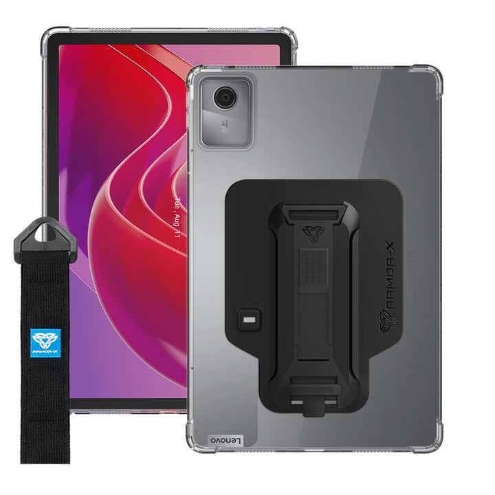 ZXS-LN-M11 | Lenovo Tab M11 / K11 TB330 | 4 corner protection case w/ hand strap kick stand & X-mount