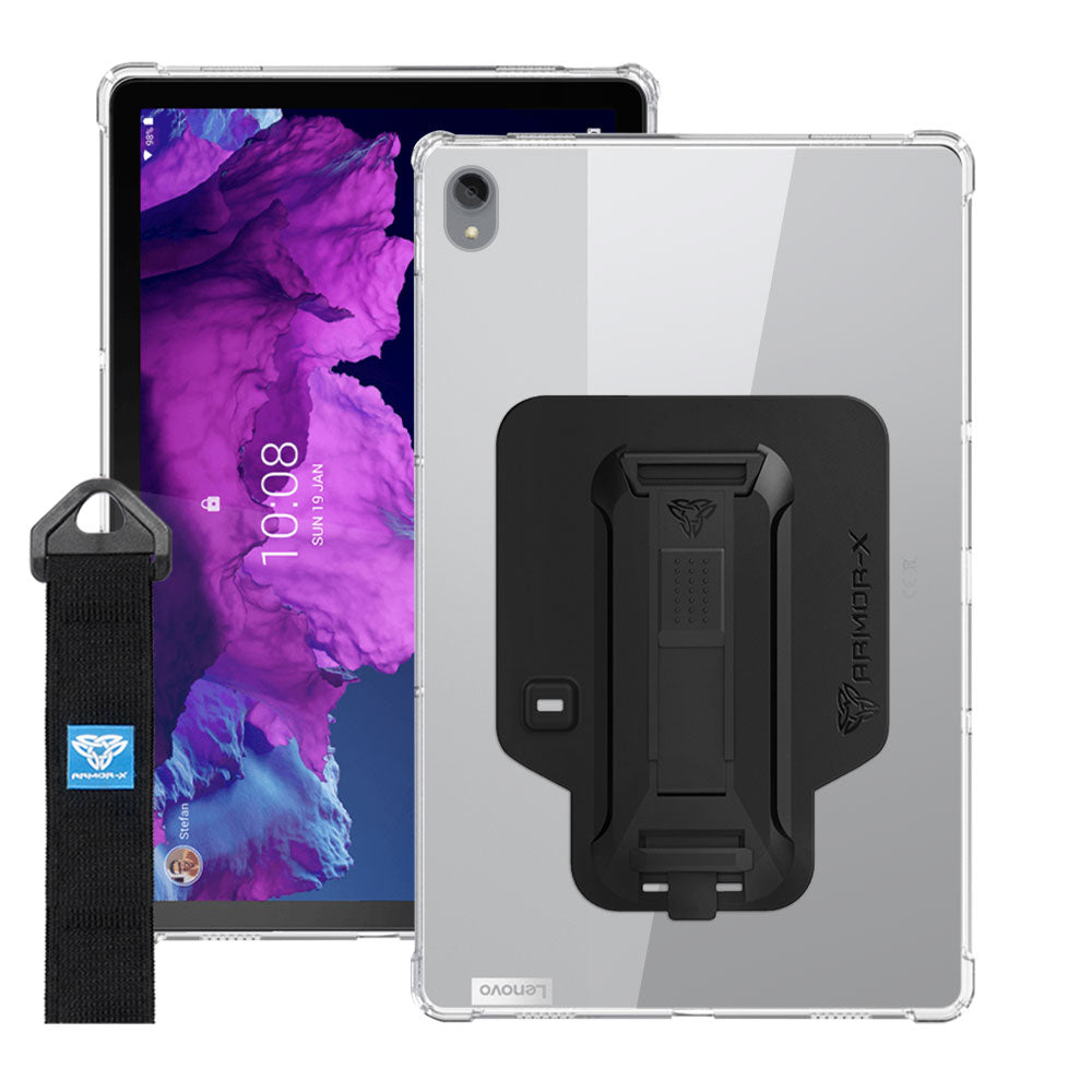 ZXS-LN-P11 | Lenovo Tab P11 TB-J606 | 4 corner protection case w/ hand strap kick stand & X-mount