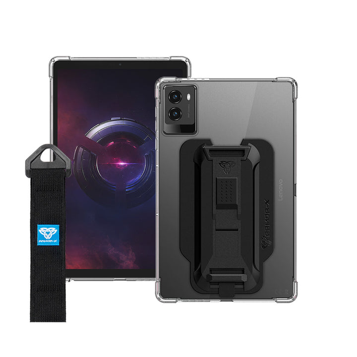 ARMOR-X Lenovo Legion Tab Gen 3 TB321FU / Legion Y700 2025 shockproof case, impact protection cover with hand strap and kick stand. One-handed design for your workplace.