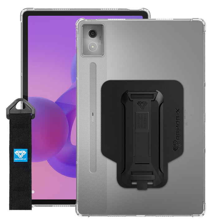 ARMOR-X Lenovo Idea Tab Pro TB373FU / TB375FC shockproof case, impact protection cover with hand strap and kick stand. One-handed design for your workplace.