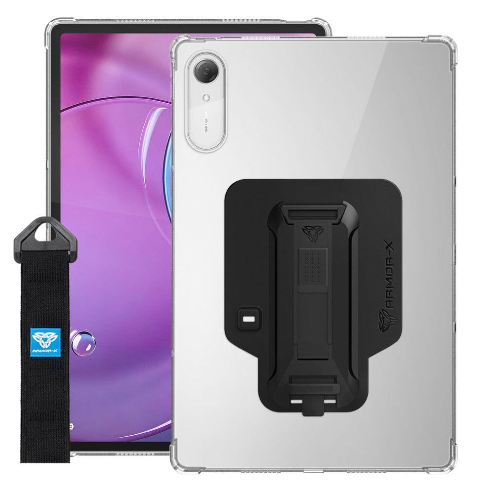 ZXS-LN-TB390 | Lenovo Idea Tab Pro (Gen 2) TB390 | 4 corner protection case w/ hand strap kick stand & X-mount