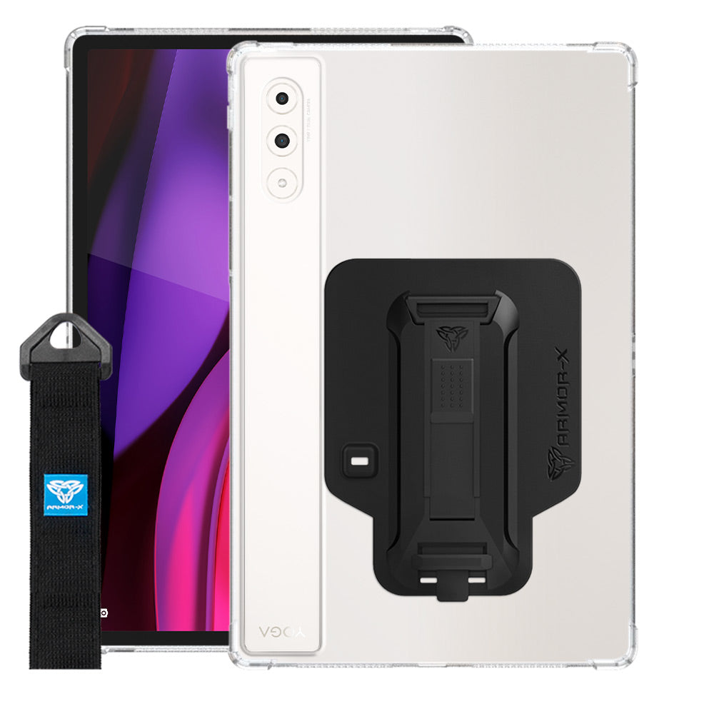 ZXS-LN-TB520FU | Lenovo Yoga Tab Plus TB520FU | 4 corner protection case w/ hand strap kick stand & X-mount