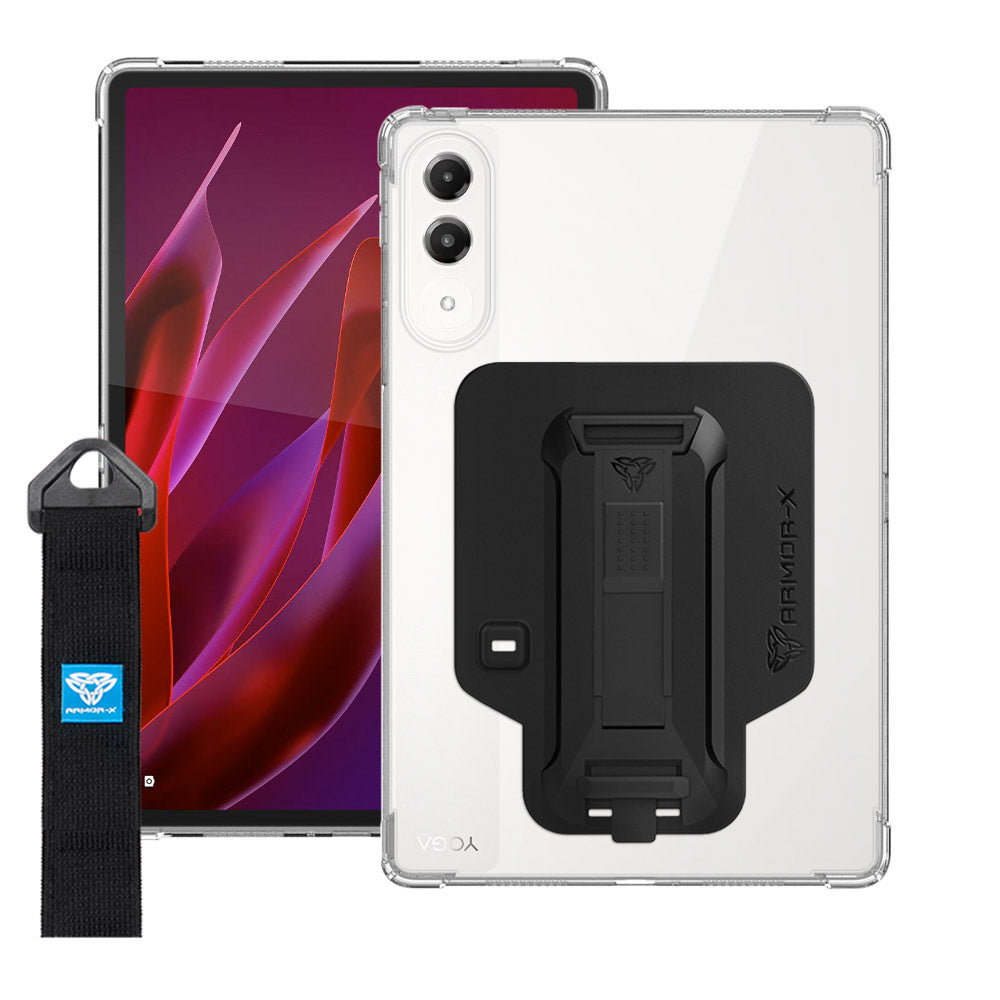 ZXS-LN-TB710 | Lenovo Yoga Tab ( 11.1" TB710 ) | 4 corner protection case w/ hand strap kick stand & X-mount