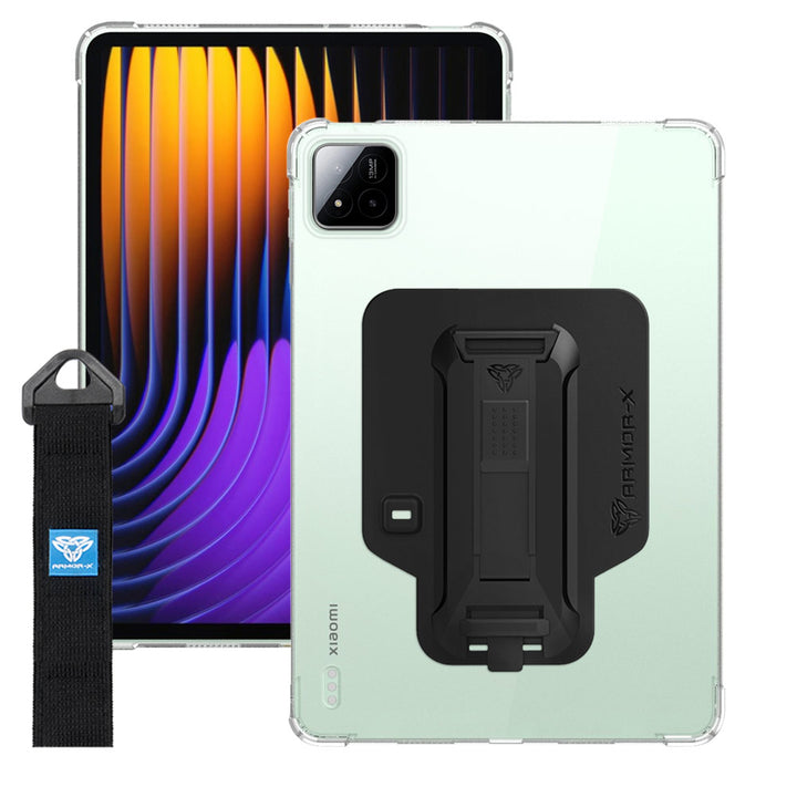 ZXS-Mi-PAD7 | Xiaomi Pad 7 / 7 Pro | 4 corner protection case w/ hand strap kick stand & X-mount