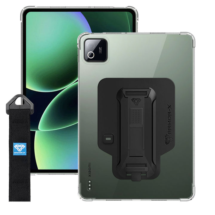 ZXS-Mi-PAD8 | Xiaomi Pad 8 / 8 Pro | 4 corner protection case w/ hand strap kick stand & X-mount