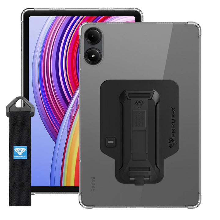 ZXS-Mi-RMPPR | Xiaomi Redmi Pad Pro | 4 corner protection case w/ hand strap kick stand & X-mount