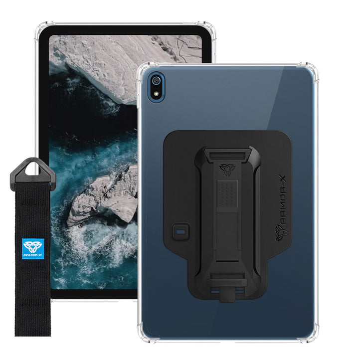 ZXS-NK-T20 | Nokia T20 | 4 corner protection case w/ hand strap kick stand & X-mount