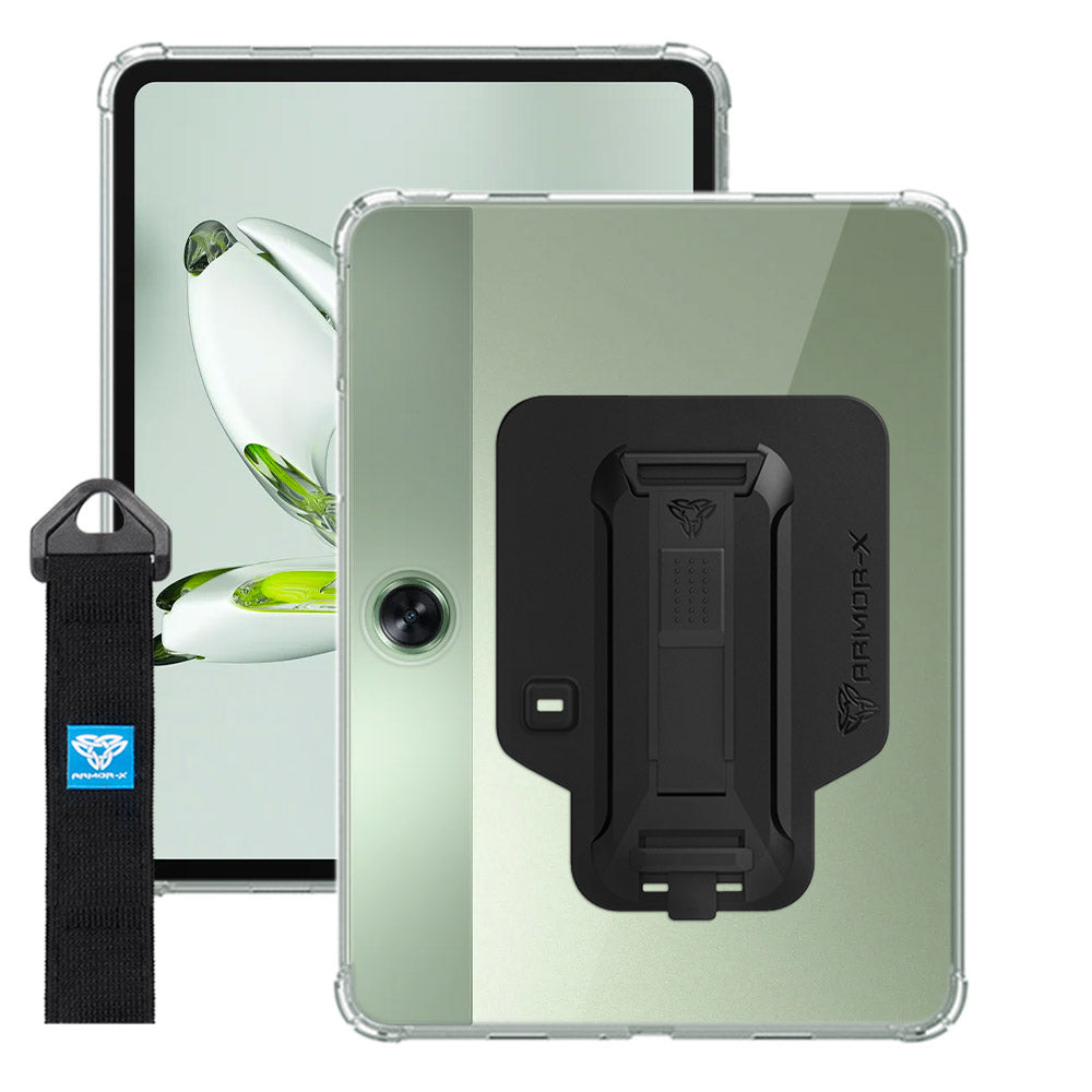 ZXS-PL-GO1 | OnePlus Pad Go | 4 corner protection case w/ hand strap kick stand & X-mount
