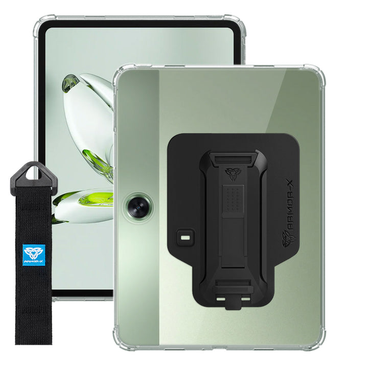 ZXS-PL-GO1 | OnePlus Pad Go | 4 corner protection case w/ hand strap kick stand & X-mount