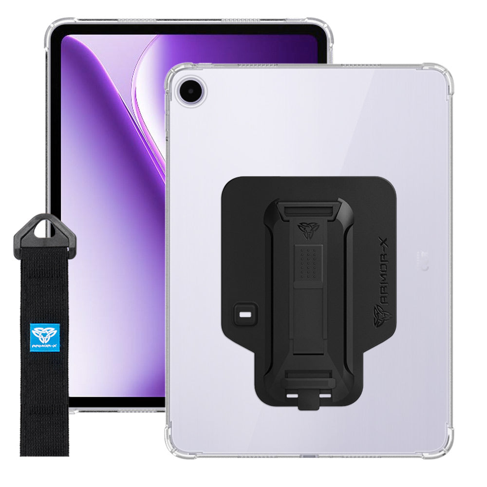 ZXS-PL-GO2 | OnePlus Pad Go 2 | 4 corner protection case w/ hand strap kick stand & X-mount