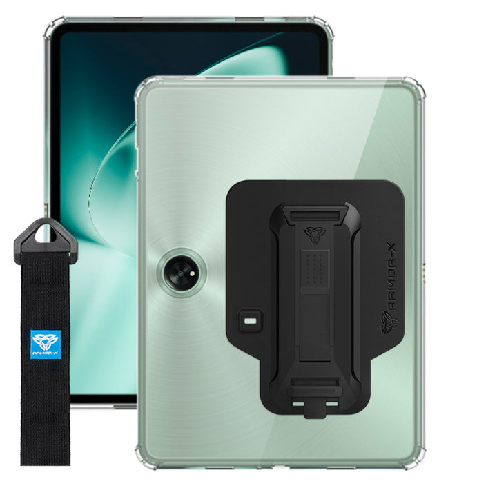 ZXS-PL-PAD1 | OPPO Pad 2 | 4 corner protection case w/ hand strap kick stand & X-mount