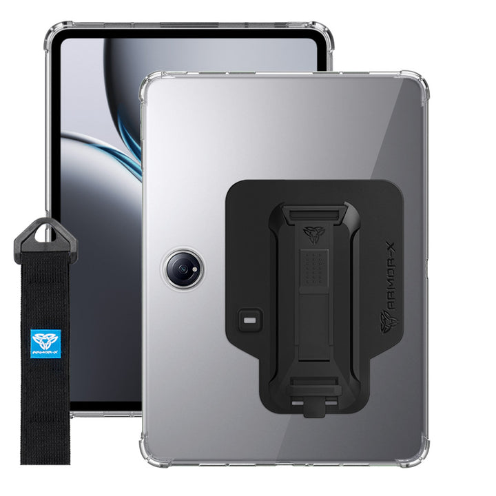 ZXS-PL-PAD2 | OnePlus Pad 2 | 4 corner protection case w/ hand strap kick stand & X-mount