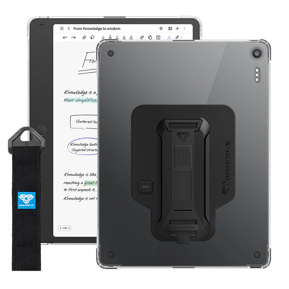 ZXS-TCL-A1NP | TCL Note A1 NxtPaper (11.5") | 4 corner protection case w/ hand strap kick stand &amp; X-mount