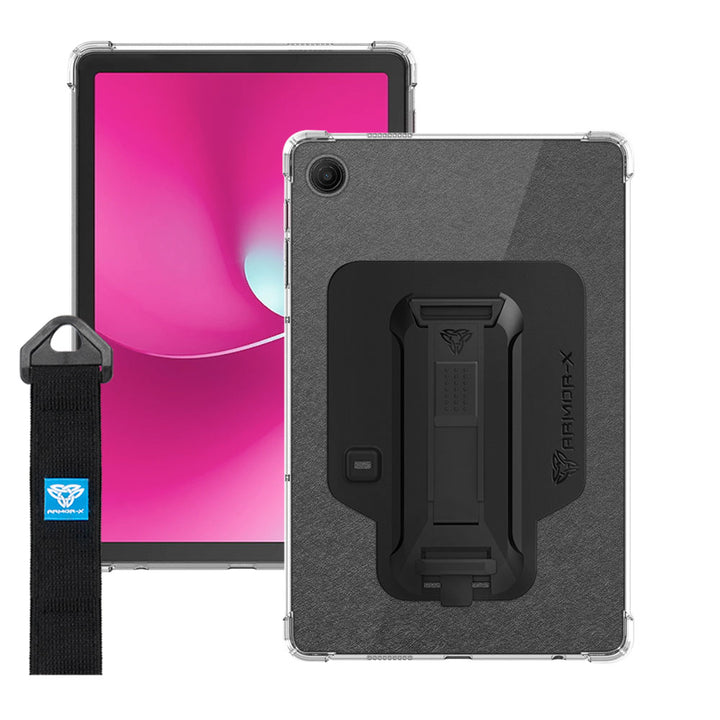 ZXS-TMO-TAB2 | T-Mobile REVVL Tab 2 | 4 corner protection case w/ hand strap kick stand & X-mount