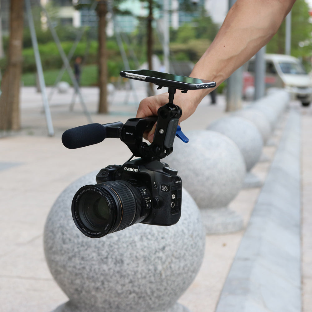 ARMOR-X Heavy-Duty 1/4” M6 Threaded Mount for phone. Fit for any standard camera rig.