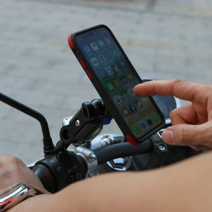 Armor X ONE-LOCK Motorcycle Mirror Mount TYPE-K for phone