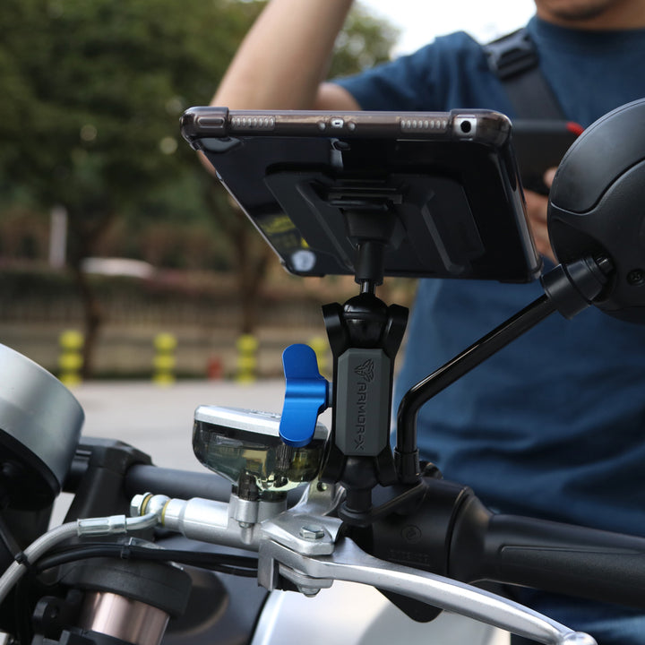 P20UT | Motorcycle Mirror Universal Mount | Design for Tablet