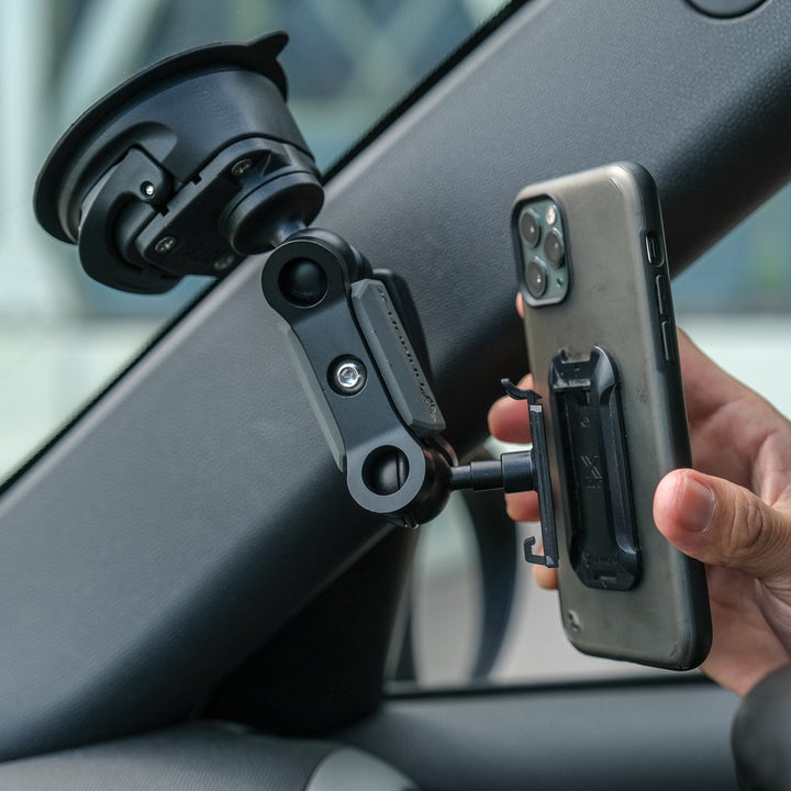 Armor X ONE-LOCK Strong Suction Cup Mount TYPE-K for phone