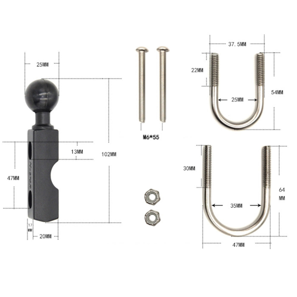 Motorcycle Brake / Clutch / Perch Mount | ONE-LOCK for Phone