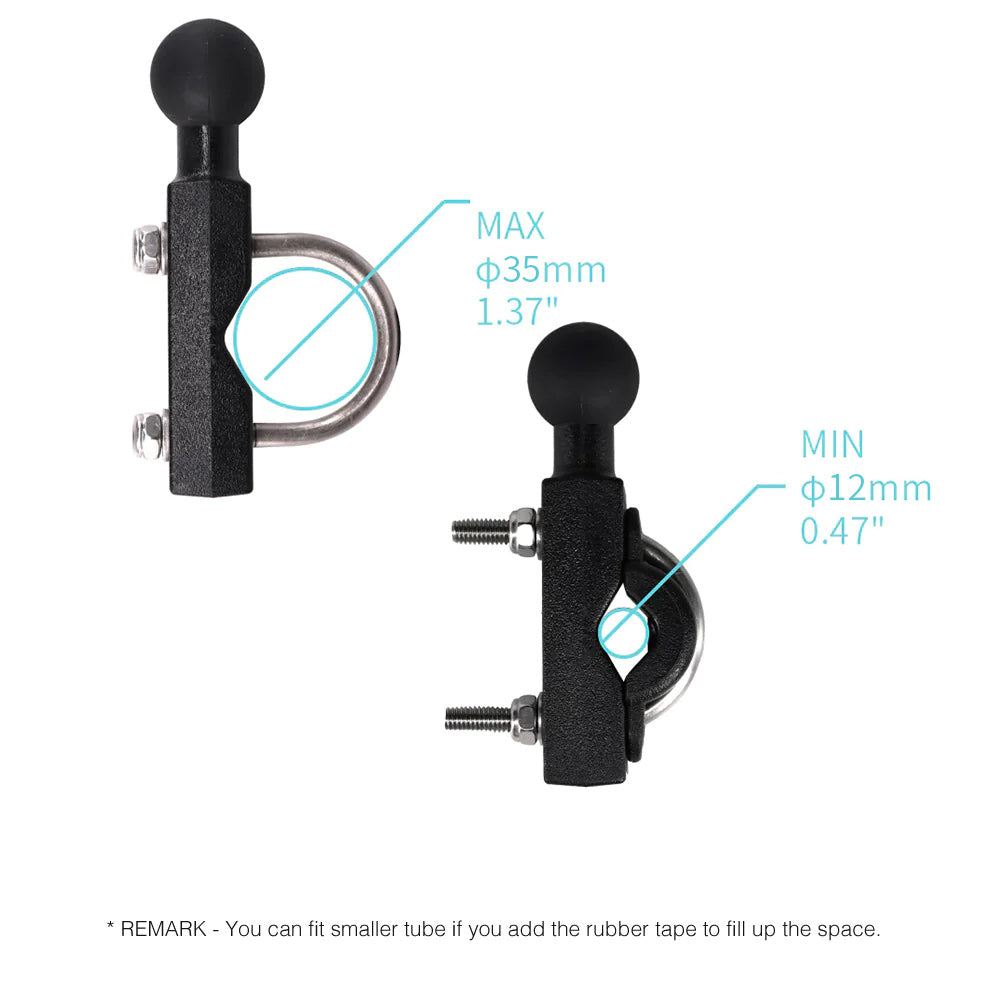 X-P8K | Heavy-Duty U-Bolt Bar Mount | ONE-LOCK for Phone