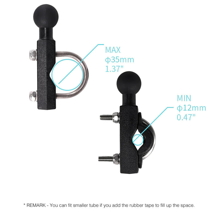 X-P8K | Heavy-Duty U-Bolt Bar Mount | ONE-LOCK for Phone