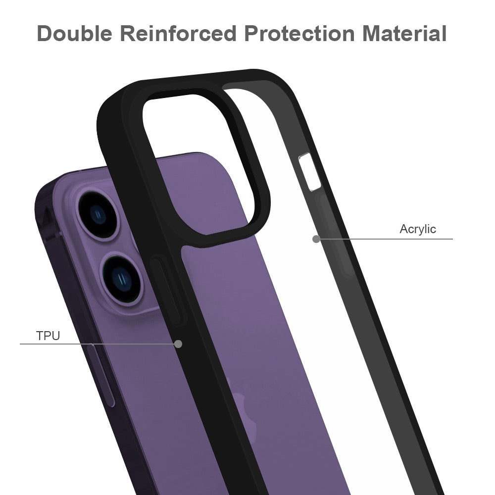 ARMOR-X iPhone 14 Pro Max shockproof cases. Military-Grade Rugged Design with best drop proof protection. Double reinforced protection material.