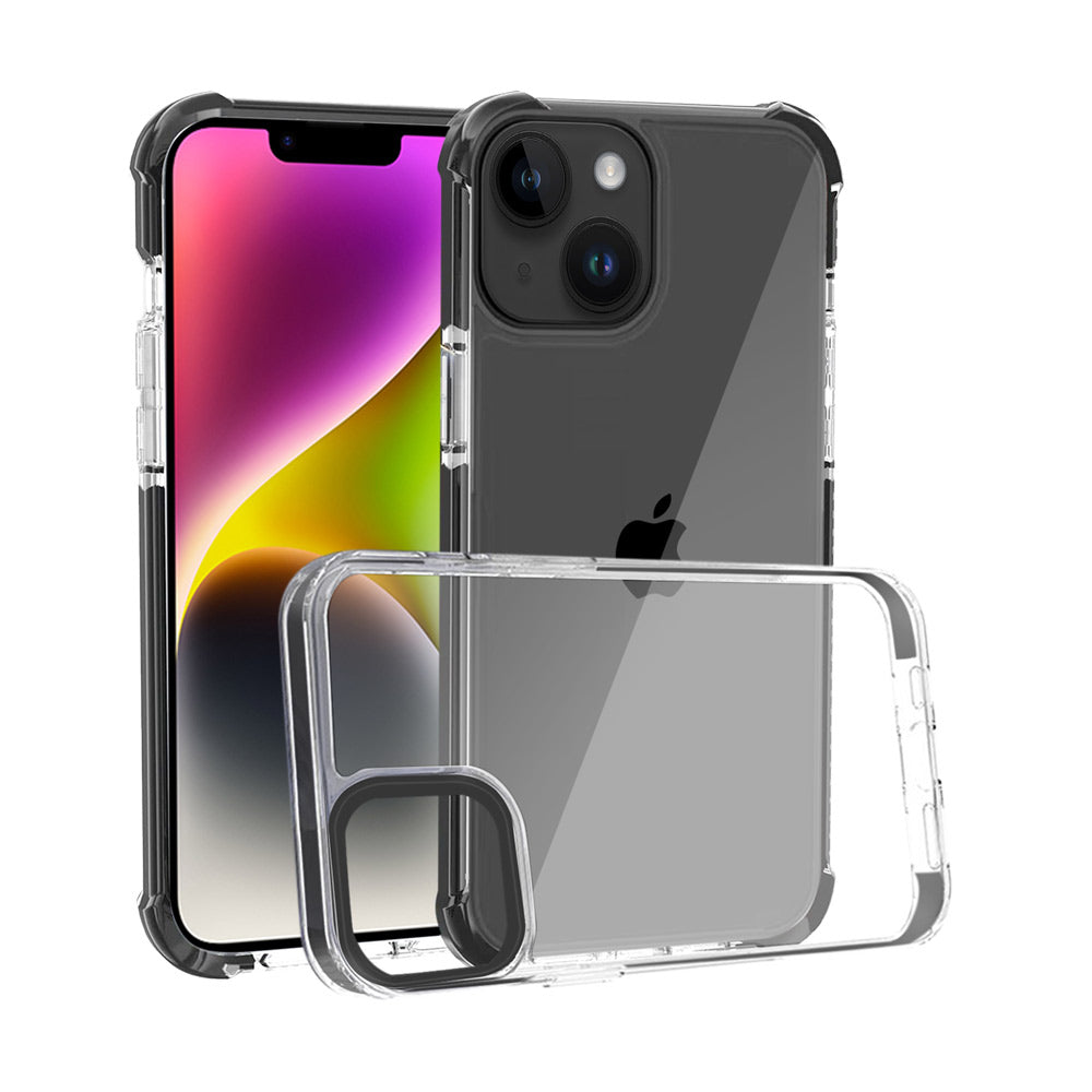 ARMOR-X iPhone 14 Military Grade Shockproof Drop Proof Cover. Transparent back cover offers invisible scratch-resistance.